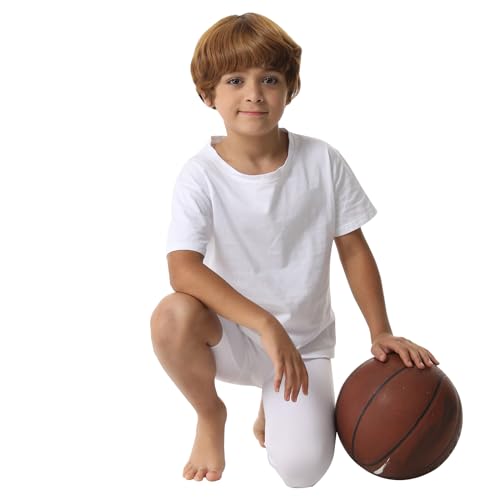 OEBLD Single Leg 3/4 Compression Tights, Unisex Sports Compression Pants, Basketball Leg Sleeves2