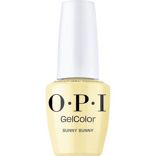 OPI GelColor Sunny Bunny | Semi-Sheer Soft Warm Yellow Crme LED Cure Gel Nail Polish | Salon-Quality Shine Long-Lasting Wear | 0.5 Fl Oz | The New OPIcons Collection | Spring 2026