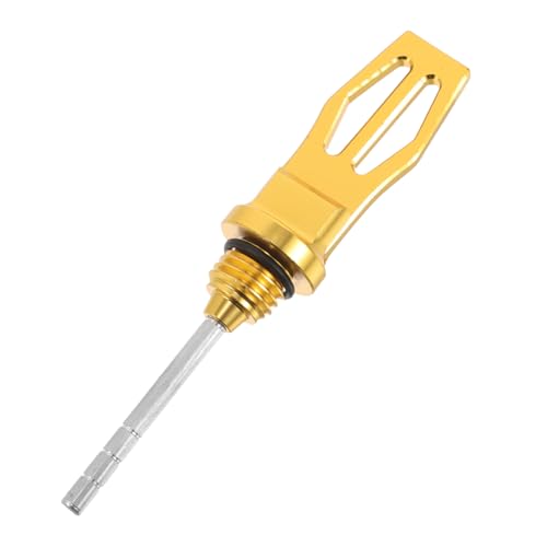 Cabilock Motorcycle Oil Dipstick Aluminum Screw Cap Oil Level Gauge for Scooters Dirt Bikes Car DIY Maintenance