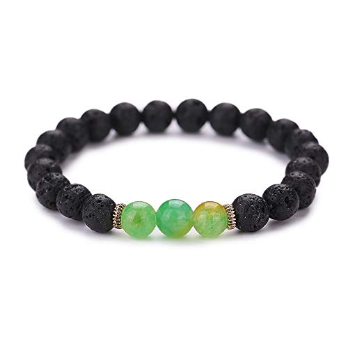 BEUU Bead Chakra Bracelet 7 Chakras Healing Crystals Bracelet Yoga Stone Beads Bracelets Meditation Relax Anxiety Bangle for Womens Mens