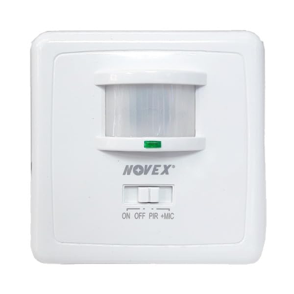 NOVEX Passive Infrared Motion Sensor Switch (WHITE, WALL)