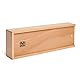 WOODTASTIC Rummy Holz Spiel - Hochwertiges Brettspiel aus Massivem Buchenholz mit 106 Robusten Kacheln
