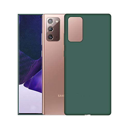 Image of Case Creation Luxurious OG Series for Samsung Galaxy Note 20 Case Cover,Anti-Dirty Slim Case Frosted Matte Cute Candy TPU Raised Bezel (Splash of Color) Back Cover for Samsung Note 20 -Lake Green
