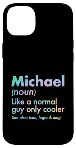 Michael Like A Normal Guy Only Cooler Legend King �t�@�[�X�g�l�[�� �X�}�z�P�[�X iPhone 14 Plus �p