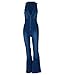 Glkaend Denim Jumpsuit for Women Sexy Slim Fit Zipper Sleeveless V-Neck High Waist Fashion Jean Pants Rompers,Blue,L