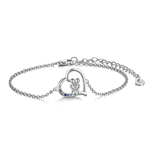 Image of YFN Sterling Silver Tree of Life Bracelet - Sister Bracelet Jewelry, Birthday Gift for Sisters
