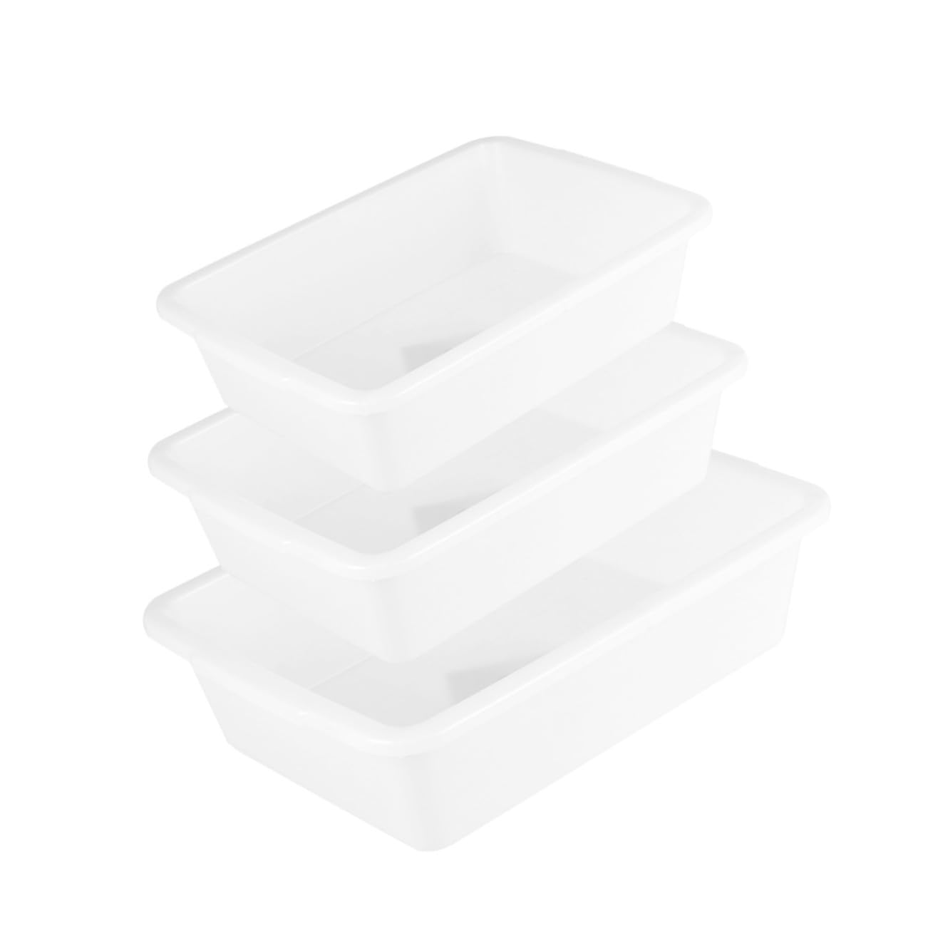 Bianco Vassoio Plastica Pezzi in 3 Reagenti Chimici