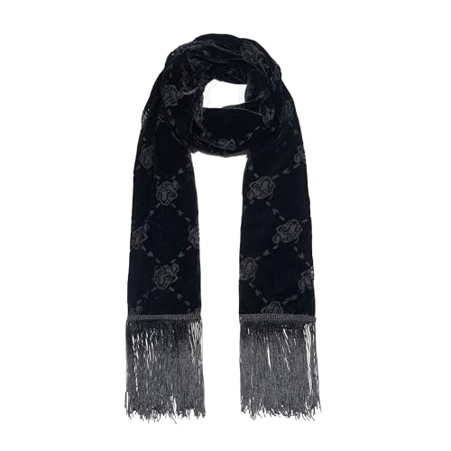 Labor Day Gift,Velvet Scarf for Women with Tassels, Mother's Day Shawl and Scarf,1 Size Fits All