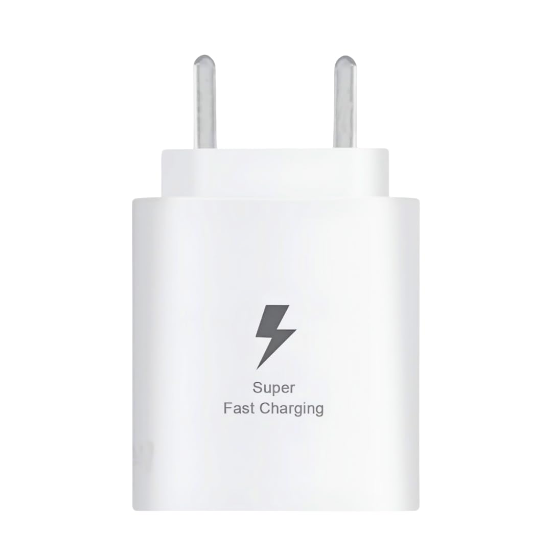 25W C-Type SuperFast Adapter Designed for Samsung Galaxy S/A/M/F/Z Series | Super Fast Charger for S23/S22 Ultra/S21/21 fe/S20+/S20/Note 20/Note 10/M54/M53 5g/M33/M23/a34/A54 5g/a13/f14/f23/f62 (B0CV9YQNR5) Amazon Price History, Amazon Price Tracker