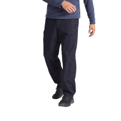 Craghoppers Mens Kiwi Classic Pants, Dark Navy, 36x29, | Outdoor Inspired and Rugged Pants for Hiking, Travel and Outdoor Adventures