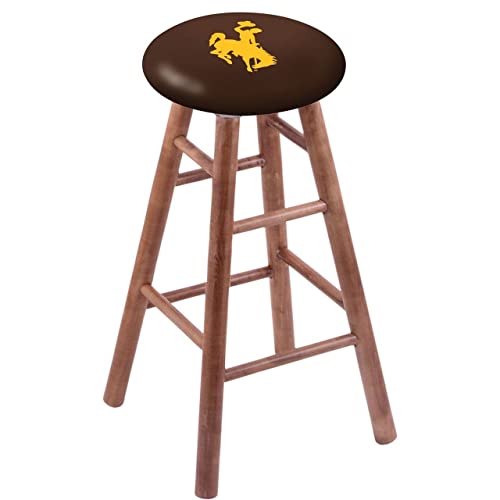 Holland Bar Stool Co. Maple Bar Stool in Medium Finish with Wyoming Seat by The