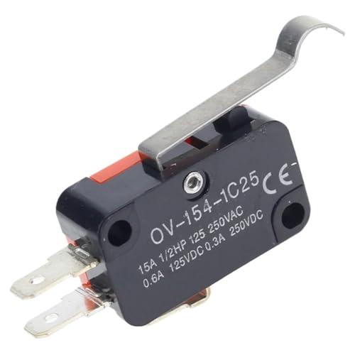 Micro interrupteur de fin de course SPDT V-154-1C25 bouton poussoir momentané marche-arrêt 15A 250V
