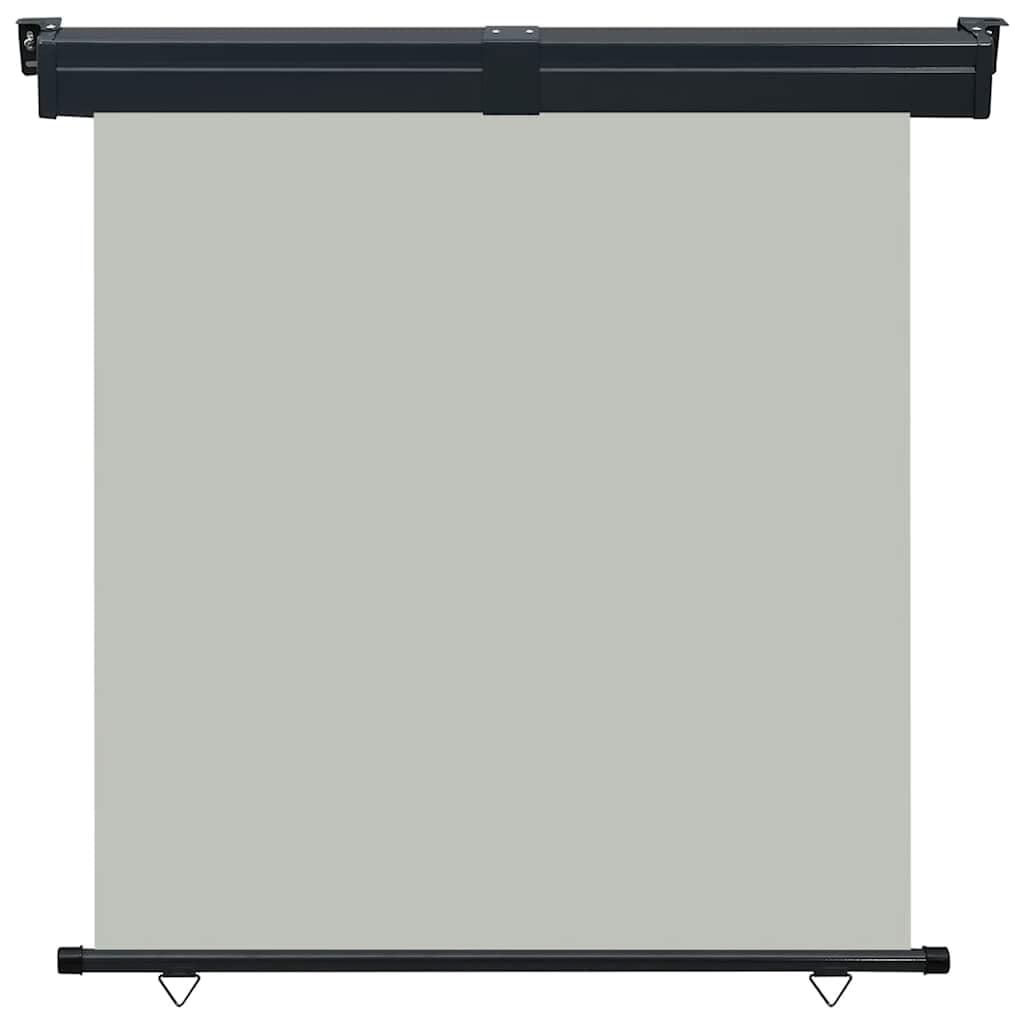 Auvent latéral rétractable gris 165x250 cm pour balcon et terrasse