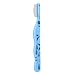 renvena Cat Dog Eye Comb with Metal Tips Fine Teeth Tear Stain Remover Curved Pet Facial Brush for Gentle Grooming Blue One Size