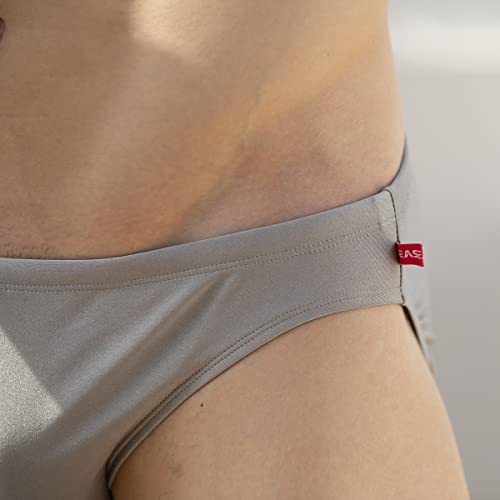 EASEJUICY Mens Swim Thong Sexy Swimwear Bikini Swimsuit Swimming Briefs String Bright Fabric with Drawstring Swim Tanga