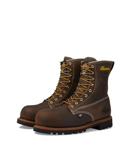 Thorogood American Legacy 8” Insulated Waterproof Work Boots for Men with Nano Composite Safety Toe, 400g Thinsulate & Oil- and Slip-Resistant Outsole - Main Image