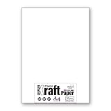 長門屋商店 クラフトペーパー しろ 晒 A4 特厚口 50枚 ナ-692