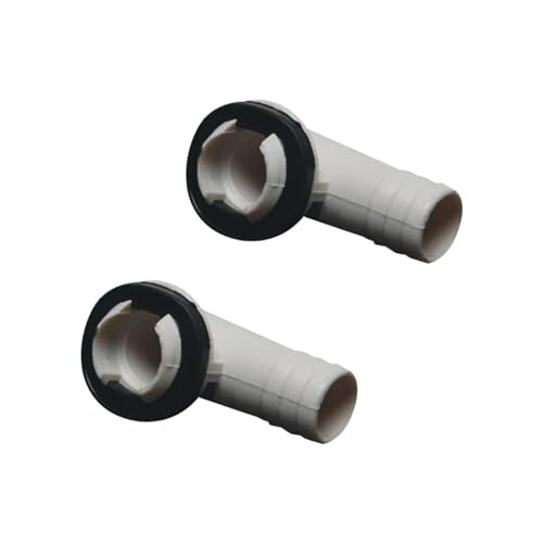 2pcs Air Conditioner Drain Outlet Connector Drain Pipe Elbow Tool Universal External Unit Spout Connector Parts(J)
