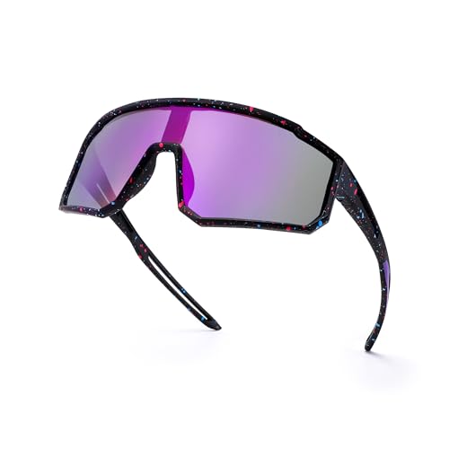 LIUΒ·WEN Kids Sunglasses Polarized Baseball Sunglasses - Flexible Sports Cycling Glasses for Youth Boys Girls Age 6-14