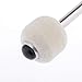 JunZheHub Alloy Marching Tenor Drum Mallet with Strap Drumsticks Parts