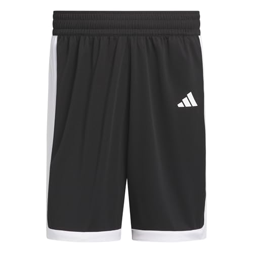 adidas Men's Mens Pulse Speed Bball Short, Black/White, M