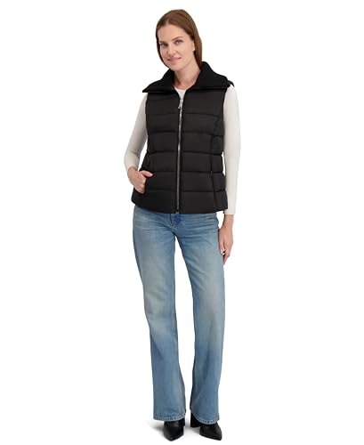 Laundry by Shelli Segal Women's Standard Short Puffer Vest – Silky