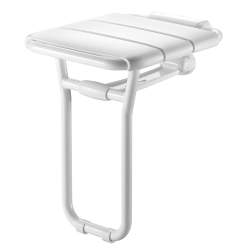 Siège de douche alu rabattable avec pied DELABIE - 510400