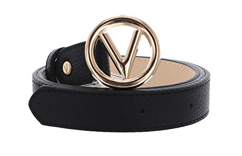 Valentino Damen 3N3-ROUND Geldbörse, Nero/ORO, W130