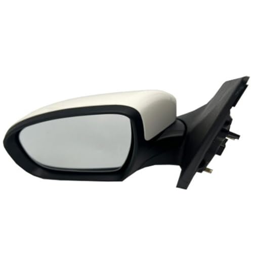 と互換性がある ヒュンダイ I20 2016 2017 オートアクセサリー電動折りたたみウインカー加熱調整ミラーバックミラーアセンブリ 8 ワイヤー(White left)