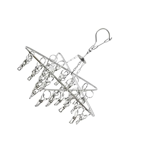 OFFSCH Tendedero De Calcetines Forma De Estrella para Ropa Interior y Sujetadores Pinzas Tendedero De Inoxidable Hogar