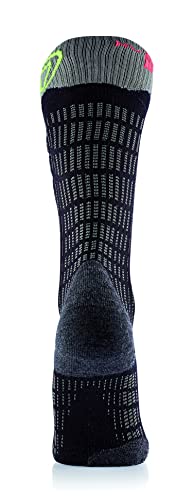 Sidas Sweat-Wicking Fall/Winter Warm Soft Merino Wool Knee-Length Comfort Socks for Skiing3