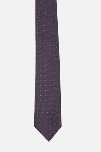 Image of Van Heusen Men Navy Embroidered Formal Tie
