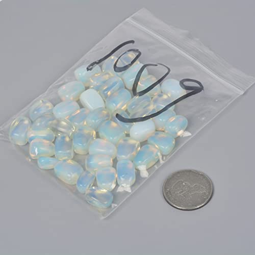 Image of 100 grams Small Tumbled Chips Polished Crushed Stone Crystal Healing Embellishments