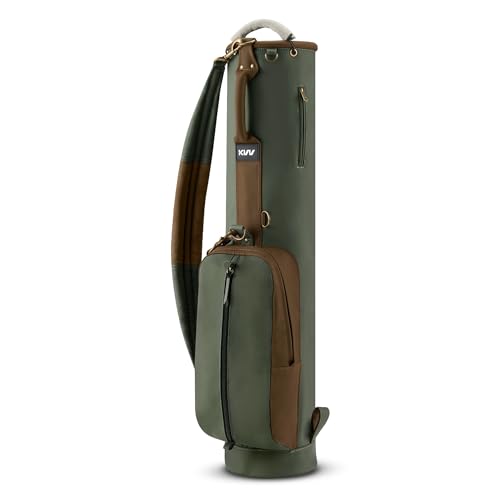 KVV Vintage PU Leather Golf Bag
