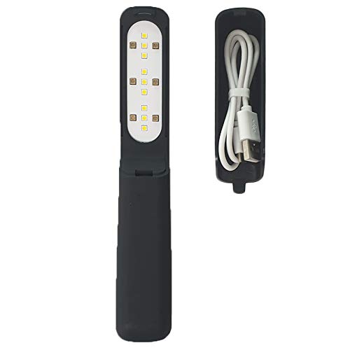 Lampada Sterilizzatrice UVC con powerbank e torcia integrata, sterilizzatore LED disinfettante germicida raggi ultravioletti, luce antibatterica ultravioletta +caricatore smartphone batteria portatile