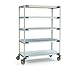 Metro 5X537EGX3 36" Max I 5-Shelf Polymer Mobile Shelving Unit - Intermetro-5X537EGX3
