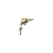 Prime-Line 6 in. W x 9.25 in. L x 1-3/4 in. Dia. Diecast Rim Cylinder Lock