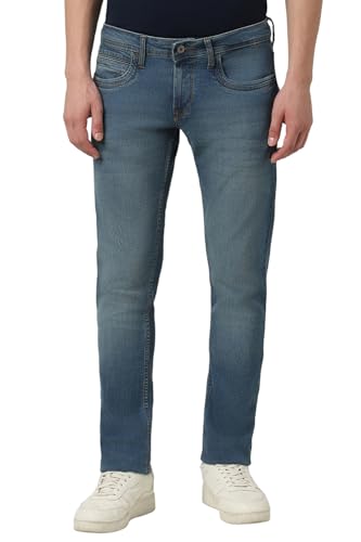 Image of Peter England Men's Regular Fit Mid Rise Jeans