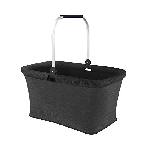 LOMOS Panier d'achats, Sac de Courses, Panier de marché en Gris, Taille L Cover