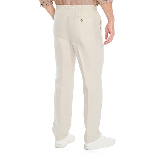 Nautica Men's Classic Fit Linen Drawstring Pant2