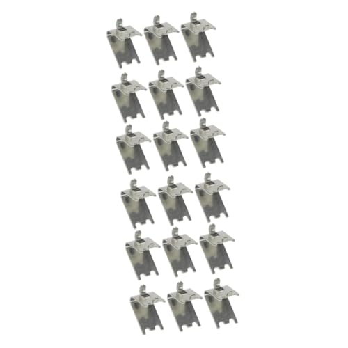 MAGICLULU 3 Series Clips De Estante Refrigerador Inoxidable De Soporte Estantes De Frío Reemplazo De Clips De Almacenamiento Resistente 6 Piezas*3
