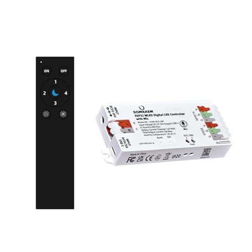 WLED Controlador LED con micrófono y fusible de 16 A
