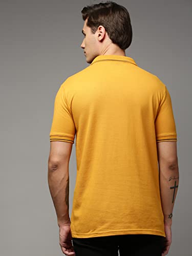 Image of ONN UK Classic Men's Premium Combed Cotton Polo Collar Half Sleeves Solid T-Shirt |