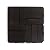 Deck Tiles - Patio Pavers - Acacia Wood Outdoor Flooring - Interlocking Patio Tiles - 12"x12" (20 Pack) - Ebony Finish - Checker Pattern Decking