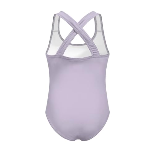 Girls Swimwear 5-14 Years One Piece Swimsuits Cross Back Straps Gym Suit Quick Drying2
