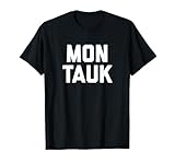 montauk maglietta con stampa grande new york minimalist long island maglietta