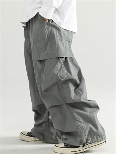 SANGTREE Boys' Baggy Cargo Pants Flap Pockets Hiking Trousers Streetwear, 4-14 Years3