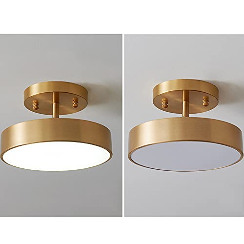 Candelabros de todo bronce para pasillo de 20cm con diseño simple 4
