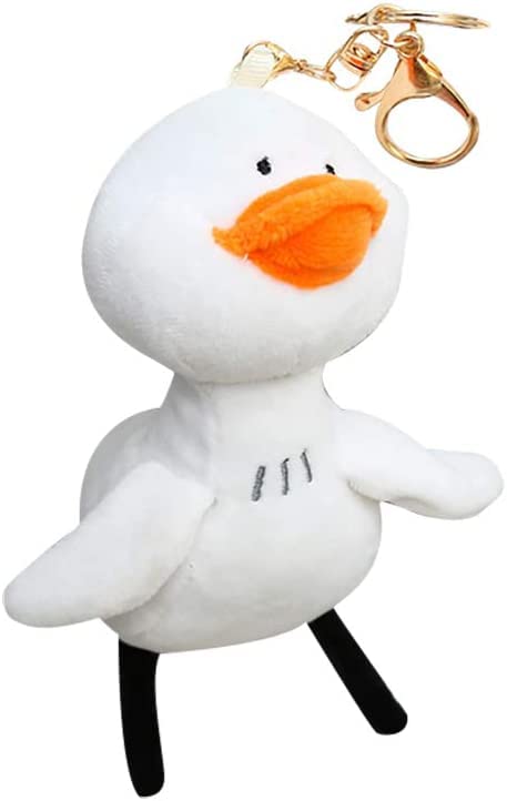 Amazon.co.jp: キーホルダー ダック ぬいぐるみ アヒル15cm 人形