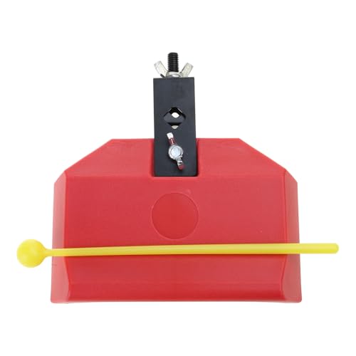 Nawwgy Drum Bells Music Cowbell Highly and Low Tone Bells Drum Knocker Cowbell Clapper Percussions Instruments Plastic Square Clapper